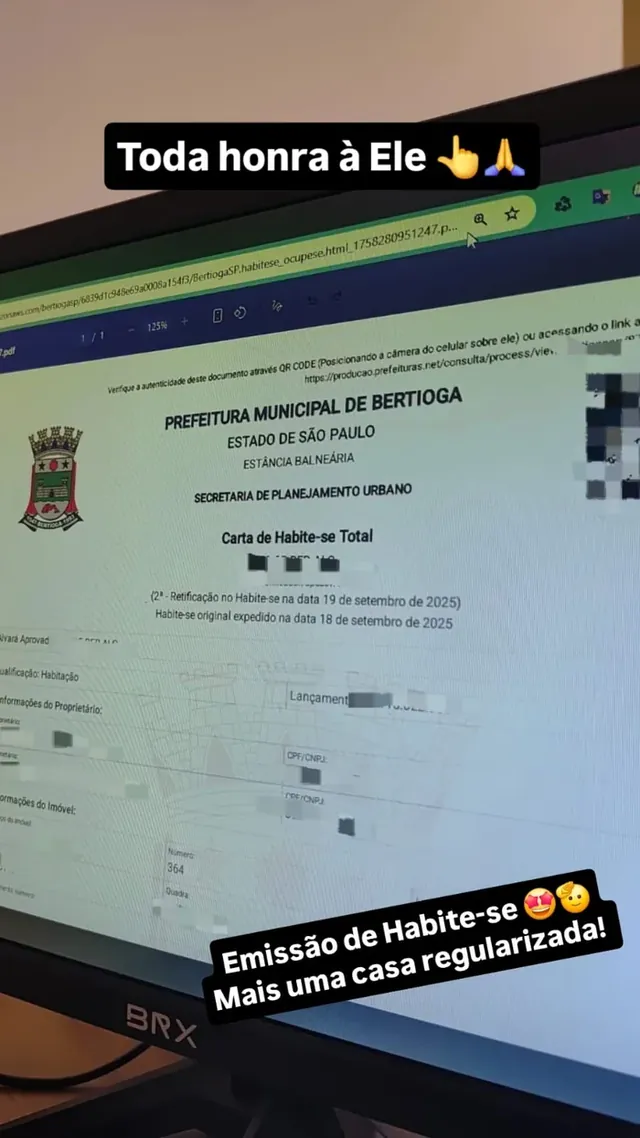 Emissão de Habite-se